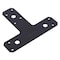 Hampton Hampton 11/16 in. H X 5 in. W X 6 in. L Black Steel T-Plate 02-3411-710 - alternate 3